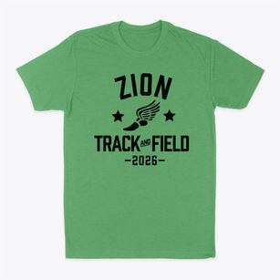 Zion Lutheran School Track and Field Classic Dad T-Shirt