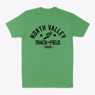 North Valley Christian School Track and Field Classic Dad T-Shirt