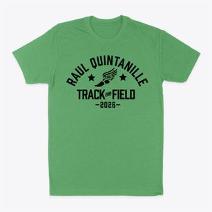 Raul Quintanille Middle School Track and Field Classic Dad T-Shirt