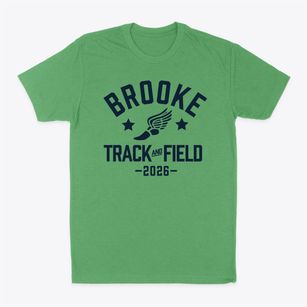 Brooke High School Track and Field Classic Dad T-Shirt