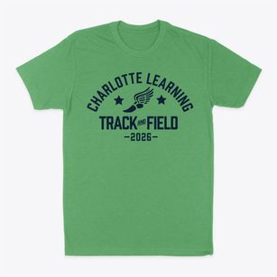 Charlotte Learning Academy Track and Field Classic Dad T-Shirt