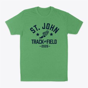 Saint John Lutheran School Track and Field Classic Dad T-Shirt