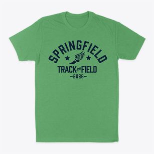 Springfield Elementary School Track and Field Classic Dad T-Shirt