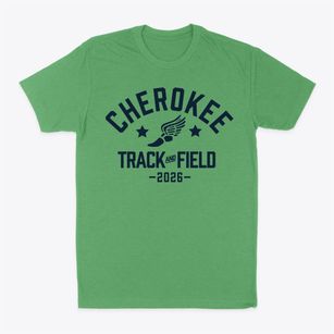 Cherokee Middle School Track and Field Classic Dad T-Shirt