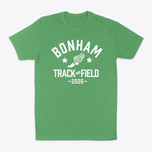 Bonham Elementary School Track and Field Classic Dad T-Shirt