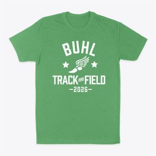 Buhl High School Track and Field Classic Dad T-Shirt