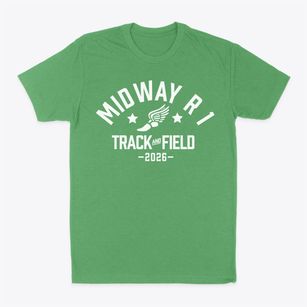 Midway R 1 Elementary School Track and Field Classic Dad T-Shirt