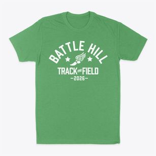 Battle Hill Elementary School Track and Field Classic Dad T-Shirt