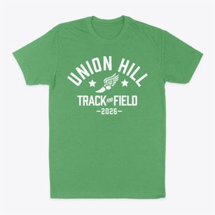 Union Hill Elementary School Track and Field Classic Dad T-Shirt