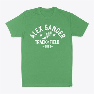 Alex Sanger Elementary School Track and Field Classic Dad T-Shirt