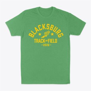 Blacksburg High School Track and Field Classic Dad T-Shirt