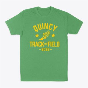Quincy Junior High School Track and Field Classic Dad T-Shirt