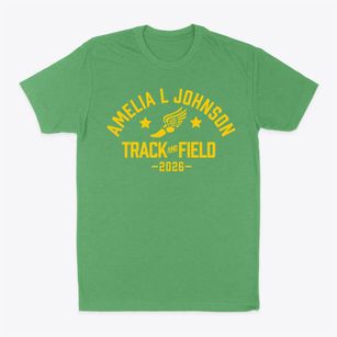 Amelia L Johnson School Track and Field Classic Dad T-Shirt