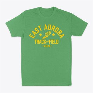 East Aurora High School Track and Field Classic Dad T-Shirt