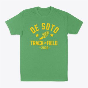 De Soto Intermediate School Track and Field Classic Dad T-Shirt