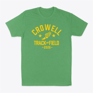 Crowell Elementary School Track and Field Classic Dad T-Shirt