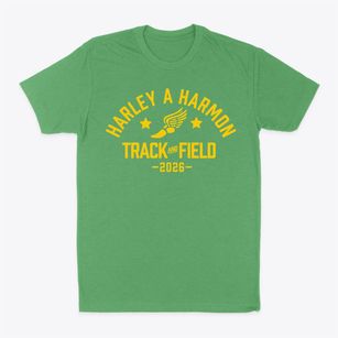Harley A Harmon Elementary School Track and Field Classic Dad T-Shirt