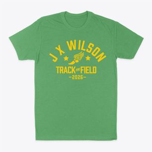 J X Wilson Elementary School Track and Field Classic Dad T-Shirt