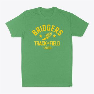 Bridgers High School Track and Field Classic Dad T-Shirt