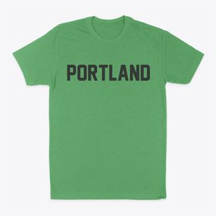 Portland Iowa Classic Block Classic Dad T-Shirt