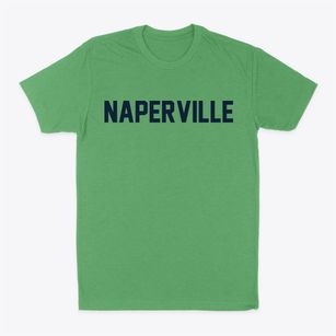Naperville Illinois Classic Block Classic Dad T-Shirt