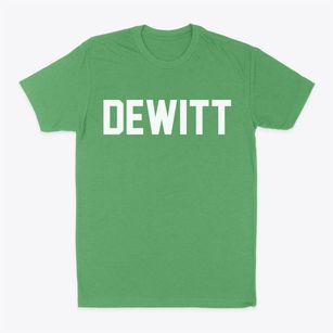 Dewitt Iowa Classic Block Classic Dad T-Shirt