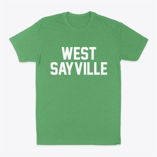 West Sayville New York Classic Block Classic Dad T-Shirt