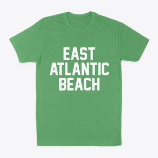 East Atlantic Beach New York Classic Block Classic Dad T-Shirt