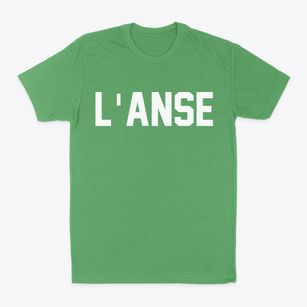 L'anse Michigan Classic Block Classic Dad T-Shirt