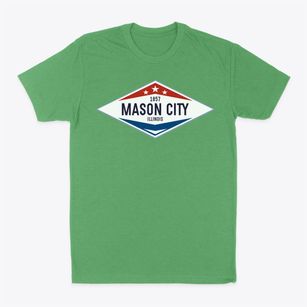 Mason City Illinois Diamond Star Classic Dad T-Shirt