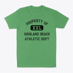 Highland Beach Florida Athletic Dept Classic Dad T-Shirt