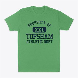 Topsham Vermont Athletic Dept Classic Dad T-Shirt