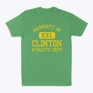 Clinton Iowa Athletic Dept Classic Dad T-Shirt