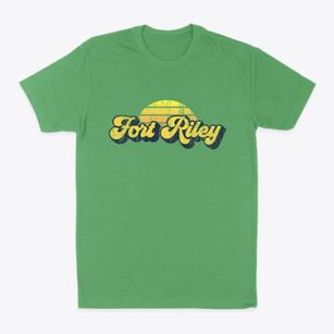 Fort Riley Kansas Sublime Sunset Classic Dad T-Shirt