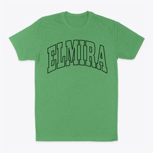 Elmira New York Trendy Block Classic Dad T-Shirt