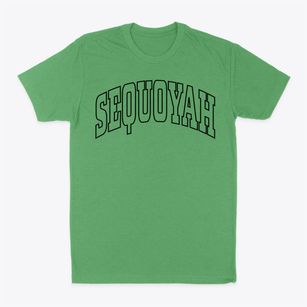 Sequoyah Oklahoma Trendy Block Classic Dad T-Shirt