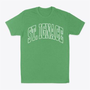 St. Ignace Michigan Trendy Block Classic Dad T-Shirt