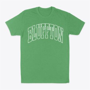 Bluffton Georgia Trendy Block Classic Dad T-Shirt