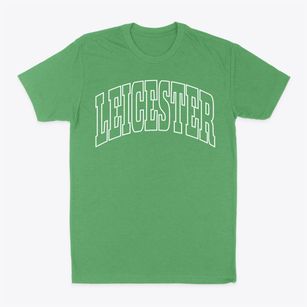 Leicester Massachusetts Trendy Block Classic Dad T-Shirt