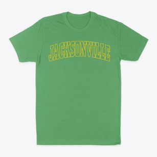 Jacksonville Illinois Trendy Block Classic Dad T-Shirt