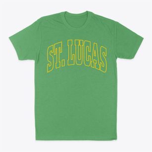 St. Lucas Iowa Trendy Block Classic Dad T-Shirt