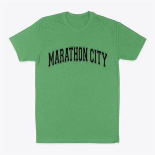 Marathon City Wisconsin Varsity Classic Dad T-Shirt