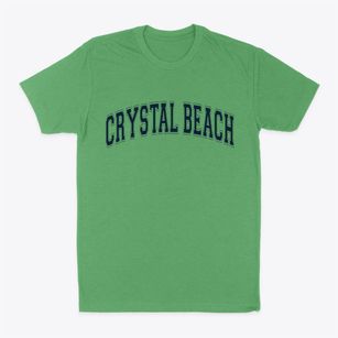 Crystal Beach New York Varsity Classic Dad T-Shirt