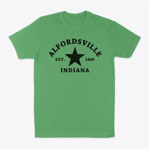 Alfordsville Indiana Star Classic Dad T-Shirt