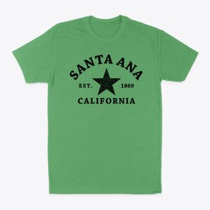 Santa Ana California Star Classic Dad T-Shirt