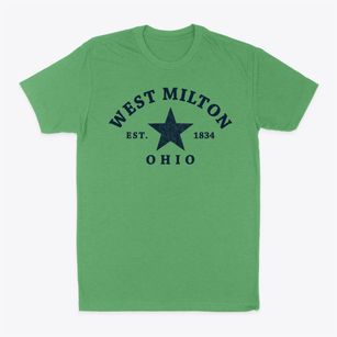 West Milton Ohio Star Classic Dad T-Shirt