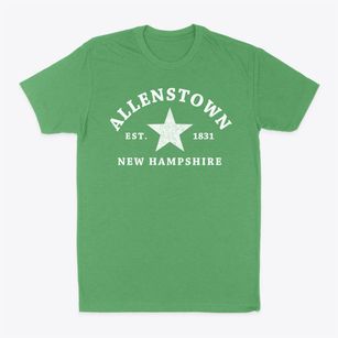 Allenstown New Hampshire Star Classic Dad T-Shirt