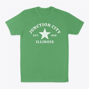 Junction City Illinois Star Classic Dad T-Shirt