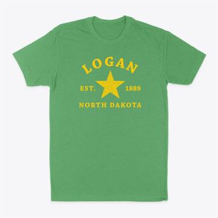 Logan North Dakota Star Classic Dad T-Shirt