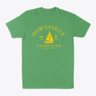 Downsville Wisconsin Yacht Club Classic Dad T-Shirt